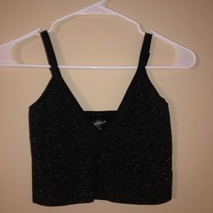Urban Outfitters sparkly stretchy ribbed tank